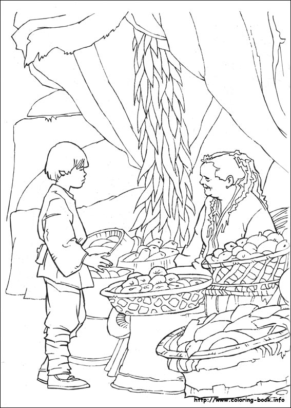 Star Wars coloring picture